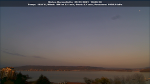 Webcam Dormelletto Blick auf den südlichen Lago Maggiore