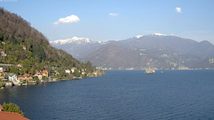 Webcam Cannero Riviera mit Blick auf die Castelli di Cannero