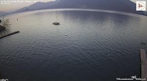 Webcam Verbania Intra Blick auf den Hafen und den See
